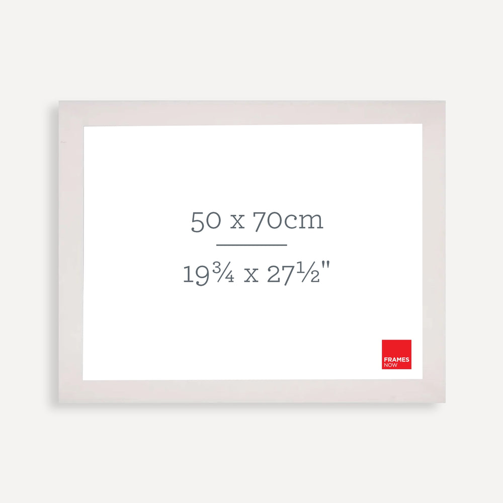 Premium White Picture Frame for 70×50 cm Artwork