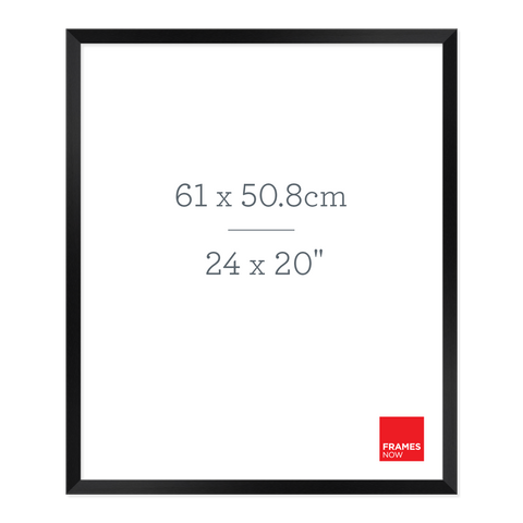 Premium Matte Black Box Picture Frame for 61 x 50.8cm Artwork