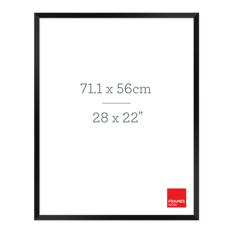 Premium Matte Black Box Picture Frame for 71.1 x 56cm Artwork