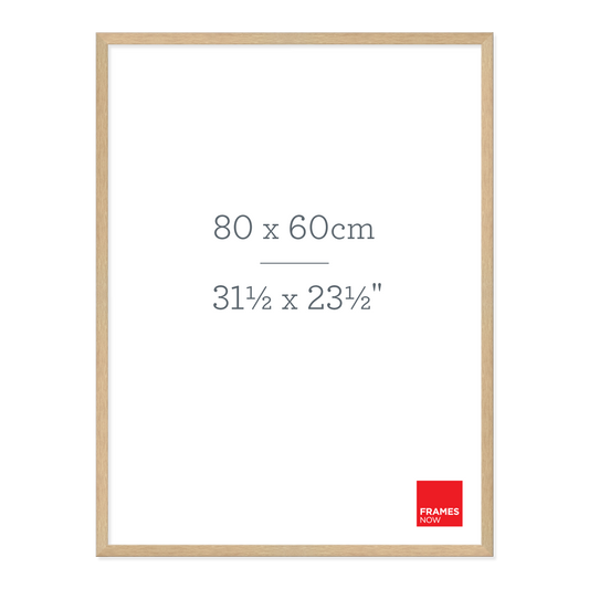 Premium Natural Oak Picture Frame for 76.2 x 50.8cm Artwork