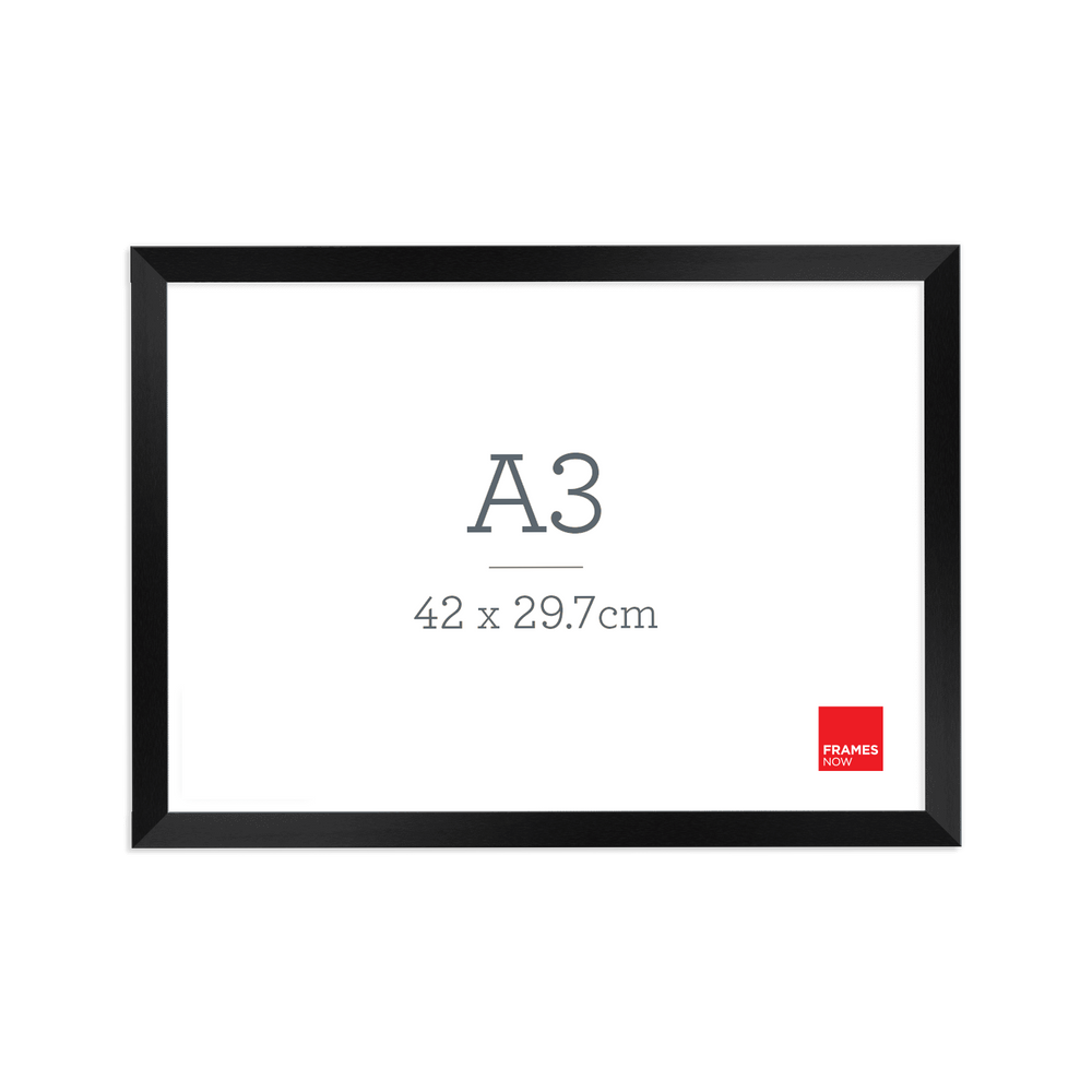 Premium Matte Black Box A3 Picture Frame – Bold, Modern Display for Art, Photos & Certificates