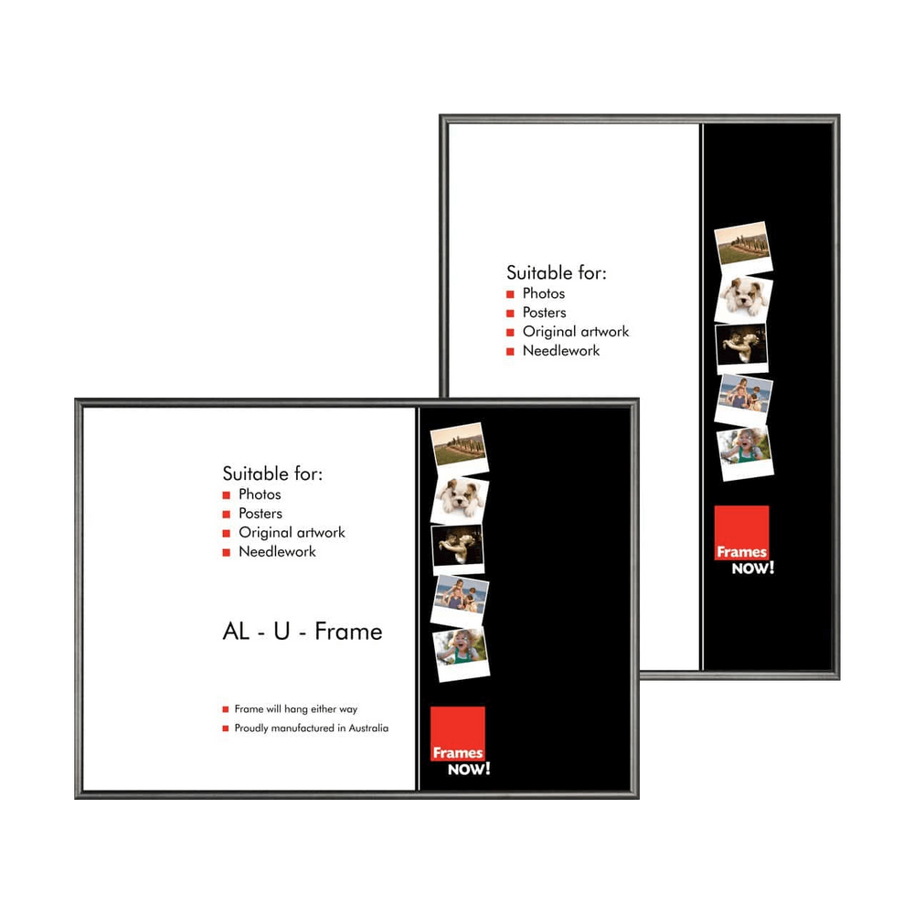 Premium Black Aluminium Picture Frame for 61 x 45.7cm Artwork