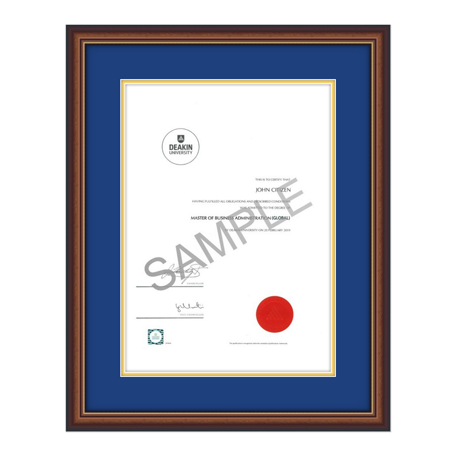 Course Certificate Frame Ready-Made & Custom Certificate Framing | Frames Now