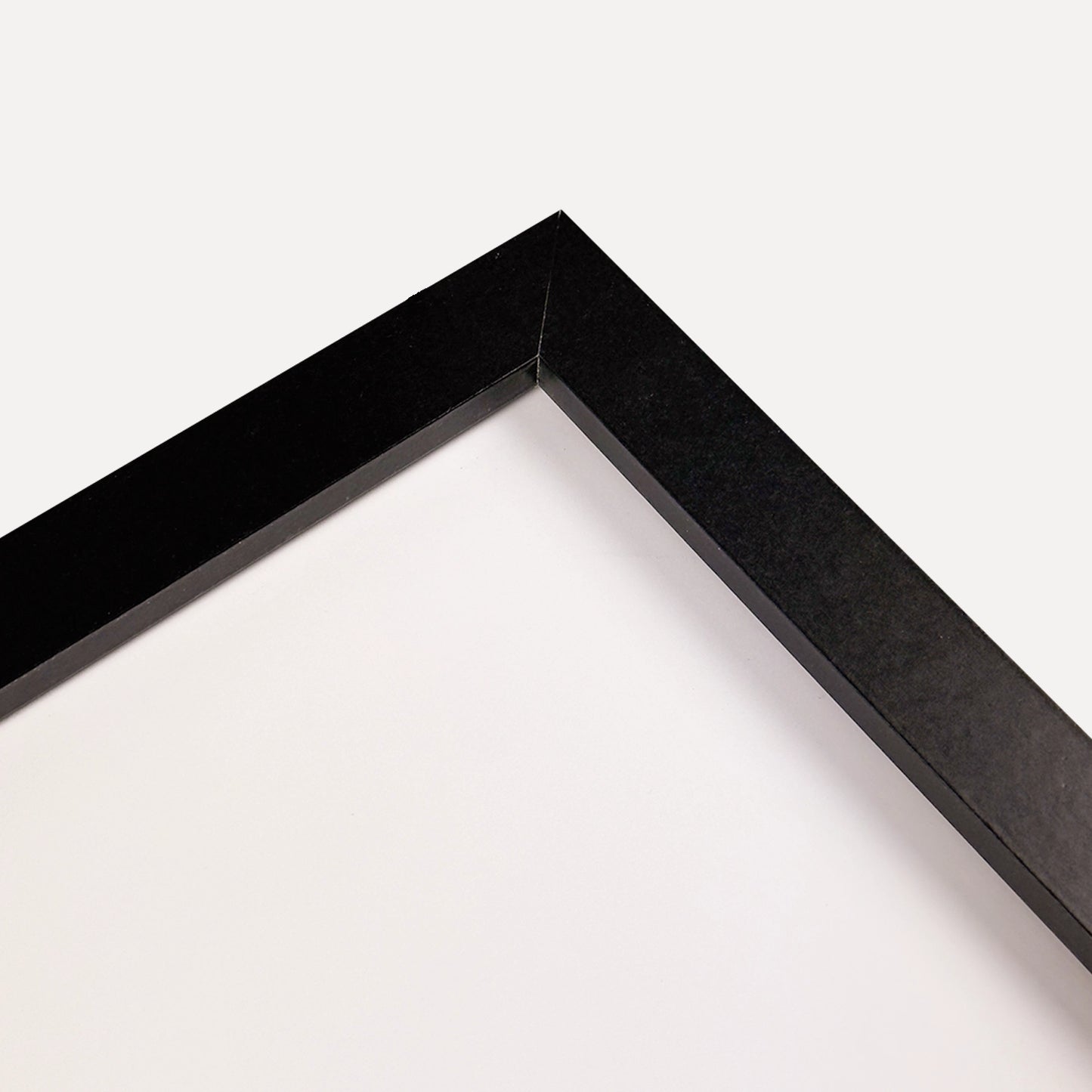 Linear Matte Black Picture Frame for A4 Artwork