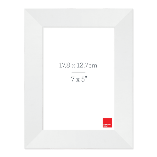 Premium Matte White Picture Frame for 17.8 x 12.7cm Artwork