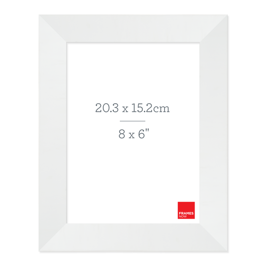 Premium Matte White Picture Frame for 20.3 x 15.2cm Artwork