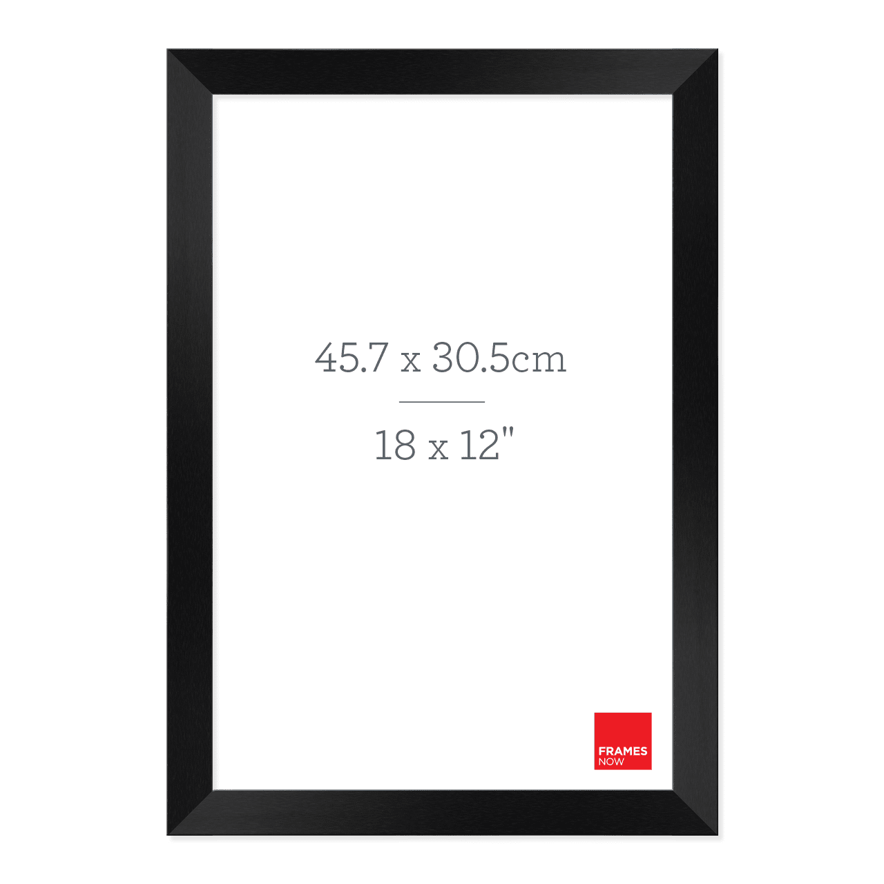 Premium Black Timber Finish Picture Frame for 45.7 x 30.5cm Artwork