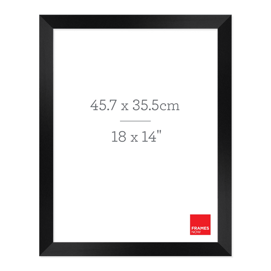 Premium Black Timber Finish Picture Frame for 45.7 x 35.5cm Artwork