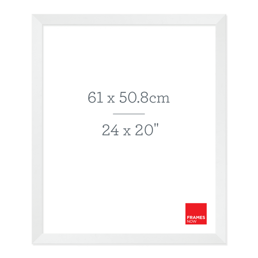 Premium Matte White Picture Frame for 61 x 50.8cm Artwork