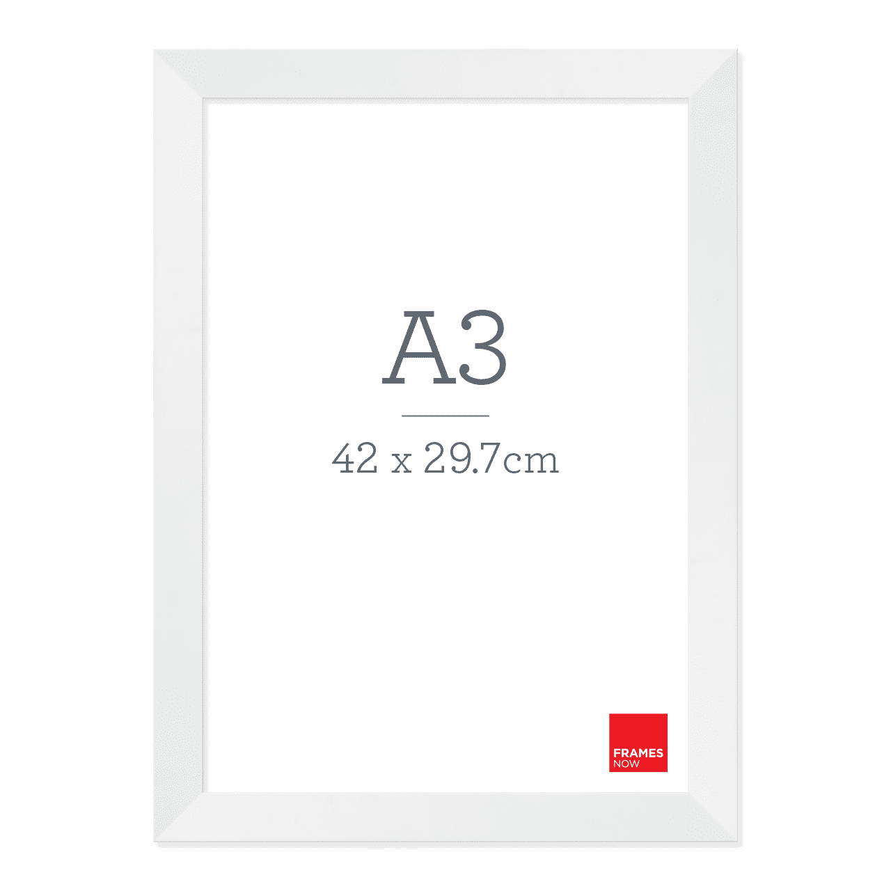 Frame Design A3 Premium A3 Matte White Frame | White A3 Picture Frame