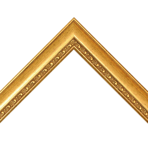 Premium Ornate Gold Panoramic Picture Frame for 50.8 x 25.4cm Artwork