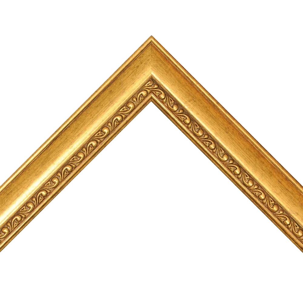 Premium Ornate Gold Panoramic Picture Frame for 50.8 x 20.3cm Artwork