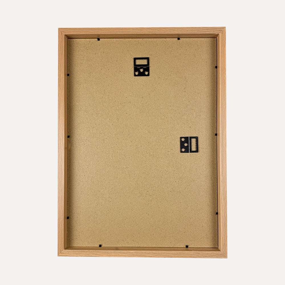 Linear Natural Finish Picture Frame for 40 x 30cm Artwork