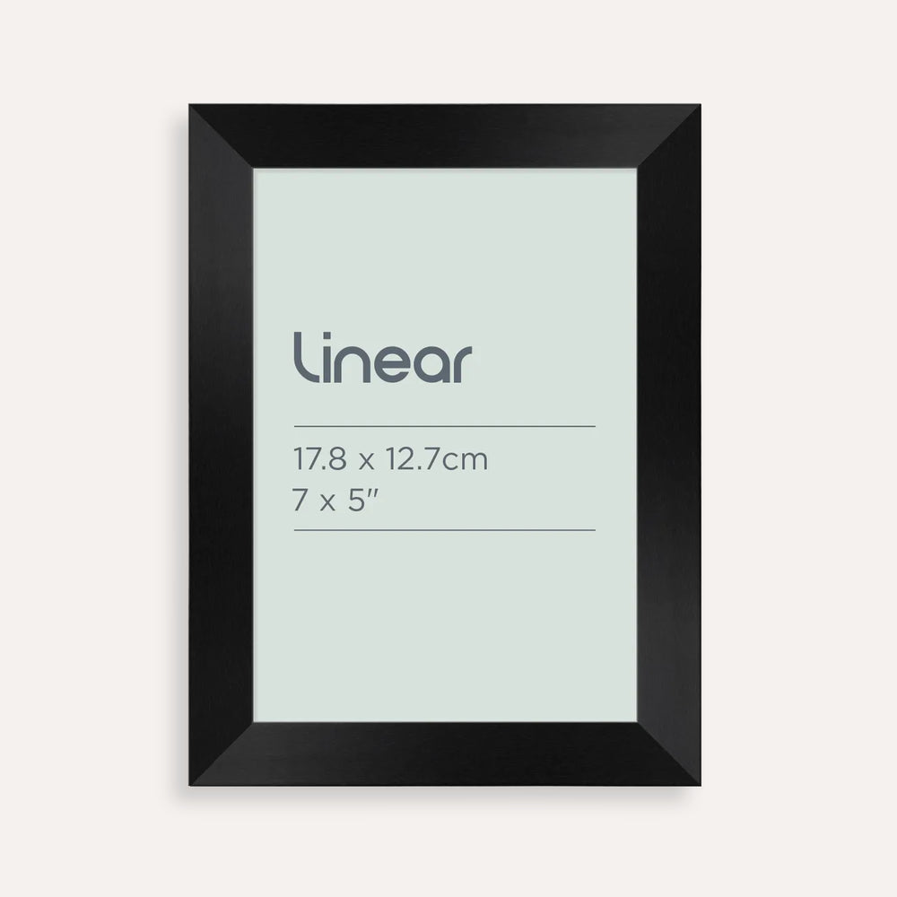 Linear Black Picture Frame for 17.8 x 12.7cm Artwork