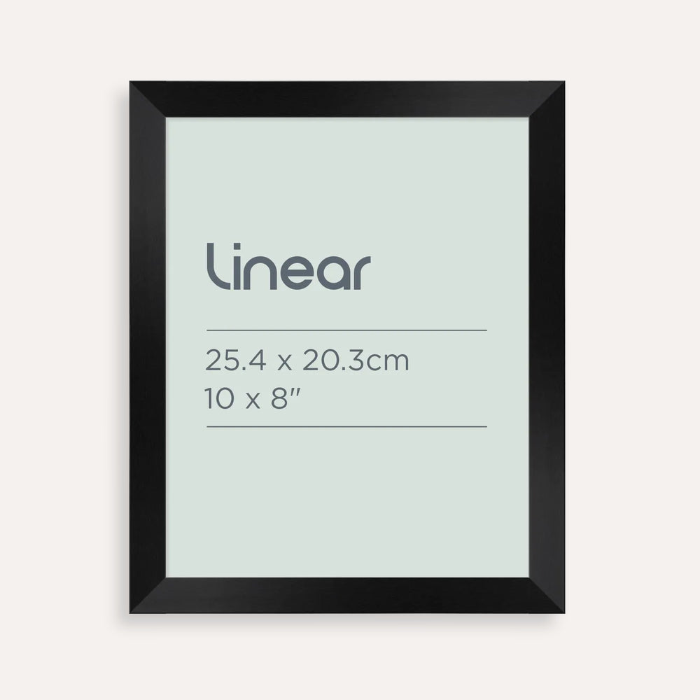 Linear Black Picture Frame for 25.4 x 20.3cm Artwork