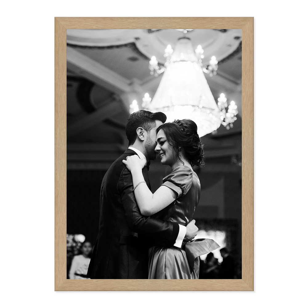 Linear Oak A3 Picture Frame – Natural Timber Look for Art, Photos & Certificate