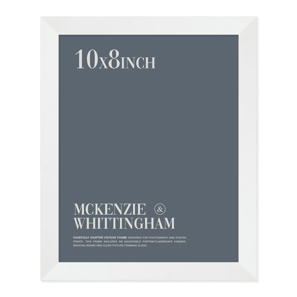 McKenzie & Whittingham Matte White Picture Frame for 25.4 x 20.3cm Artwork