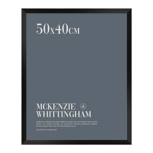 McKenzie & Whittingham Black Picture Frame for 50 x 40cm Artwork