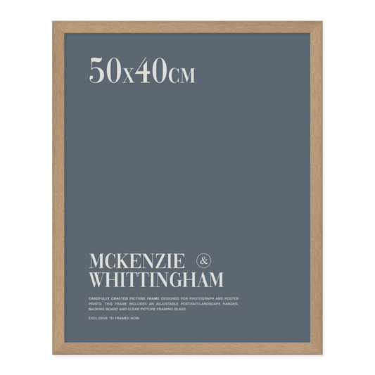 McKenzie & Whittingham Natural Picture Frame for 50 x 40cm Artwork