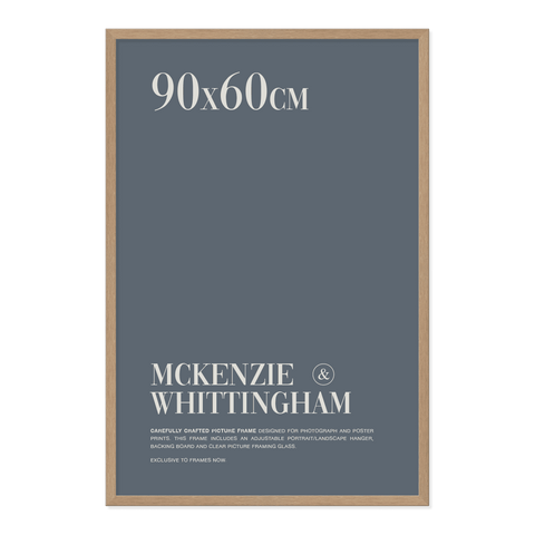 McKenzie & Whittingham Natural Picture Frame for 90 x 60cm Artwork