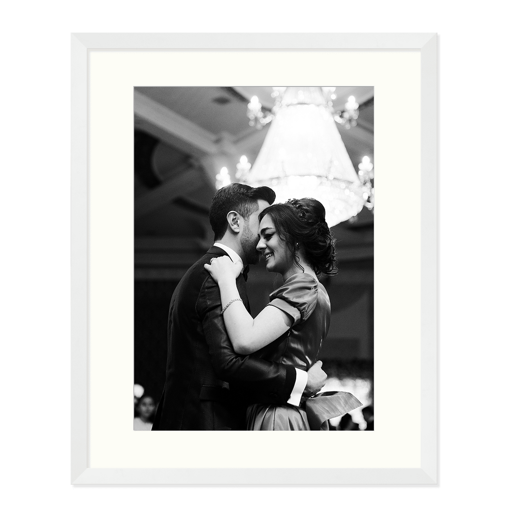 Matte White Box A3 Picture Frame with Matboard – Elegant Depth for Artwork, Photos & Certificates