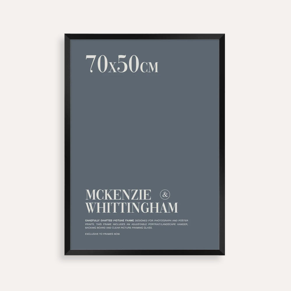 McKenzie & Whittingham Black Picture Frame for 70x50cm Artwork
