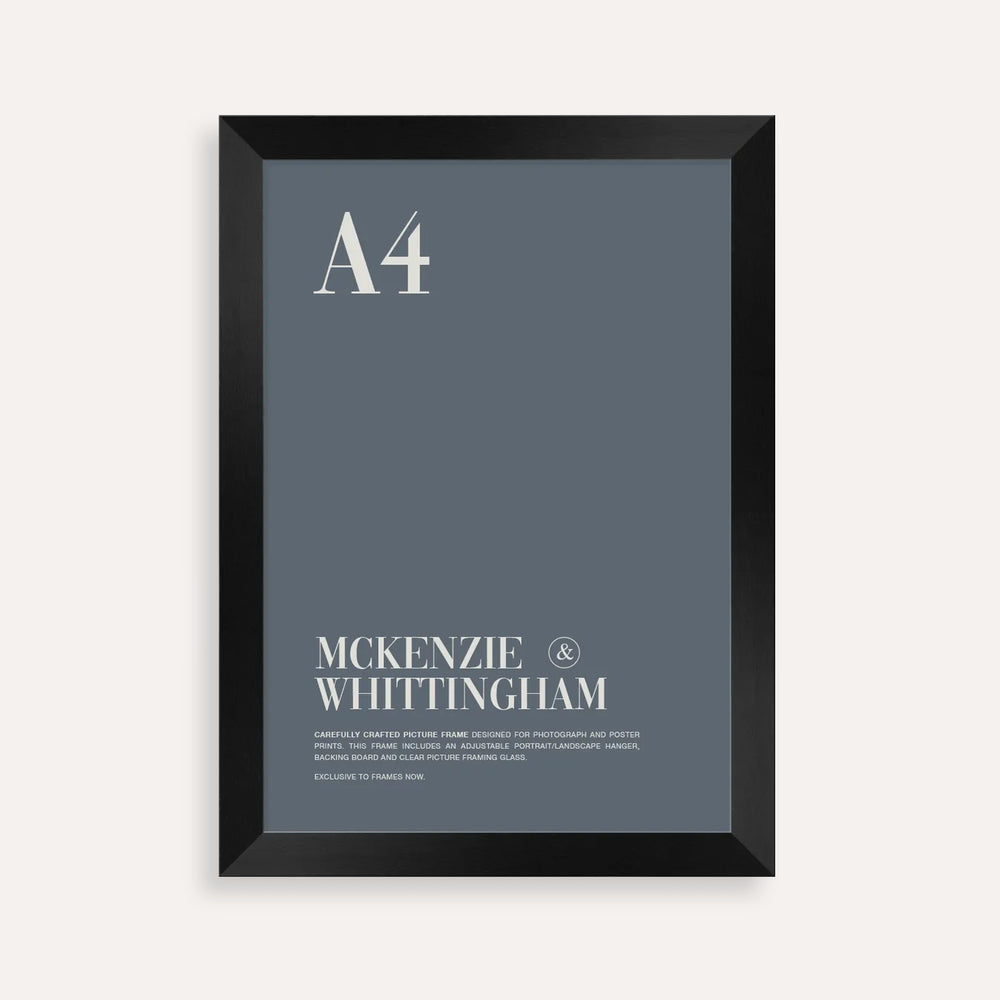 McKenzie & Whittingham Black A4 Picture Frame