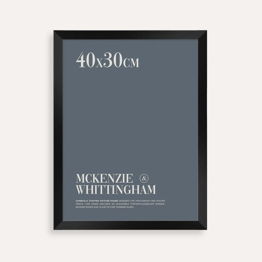 McKenzie & Whittingham Black Picture Frame for 40 x 30cm Artwork