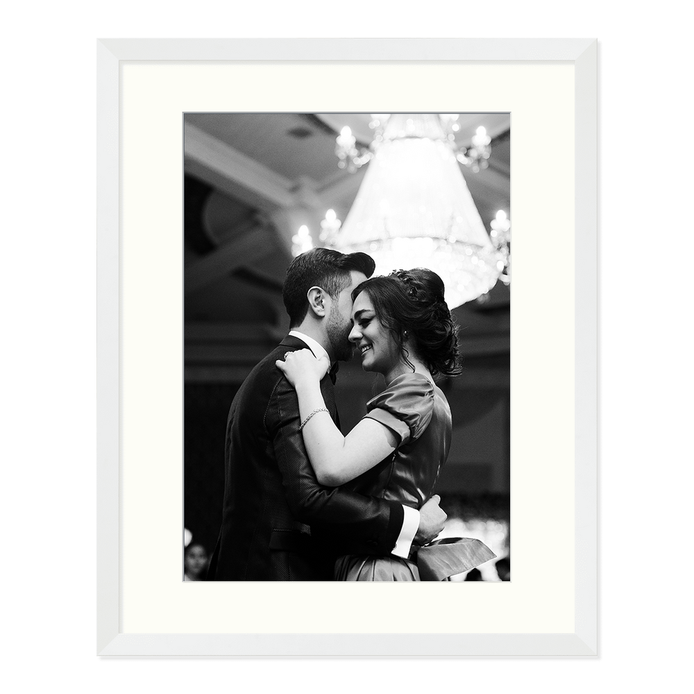 McKenzie & Whittingham Matte White A3 Picture Frame with Matboard – Contemporary Display for Art, Photos & Documents