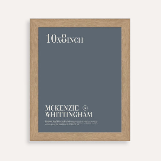 McKenzie & Whittingham Natural Oak Finish Picture Frame for 25.4 x 20.3cm Artwork