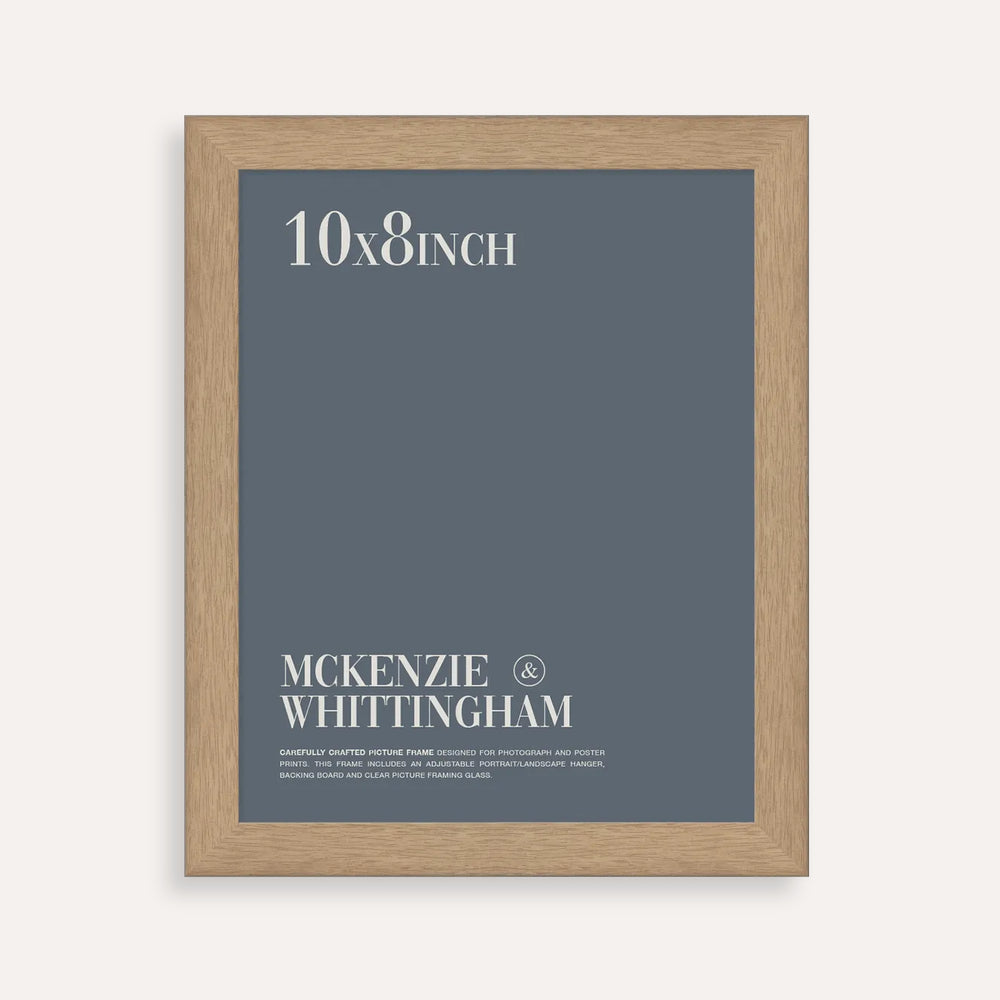 McKenzie & Whittingham Natural Oak Finish Picture Frame for 25.4 x 20.3cm Artwork