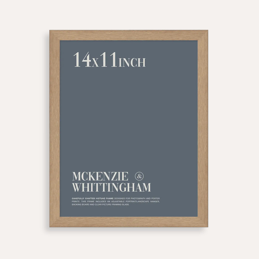 McKenzie & Whittingham Natural Oak Finish Picture Frame for 35.5 x 28cm Artwork