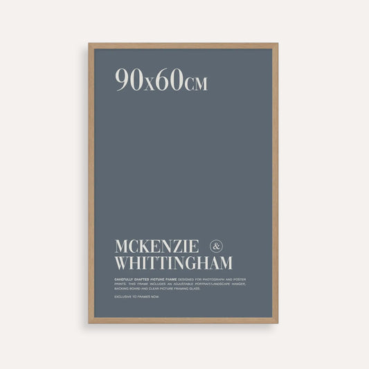 McKenzie & Whittingham Natural Picture Frame for 90 x 60cm Artwork