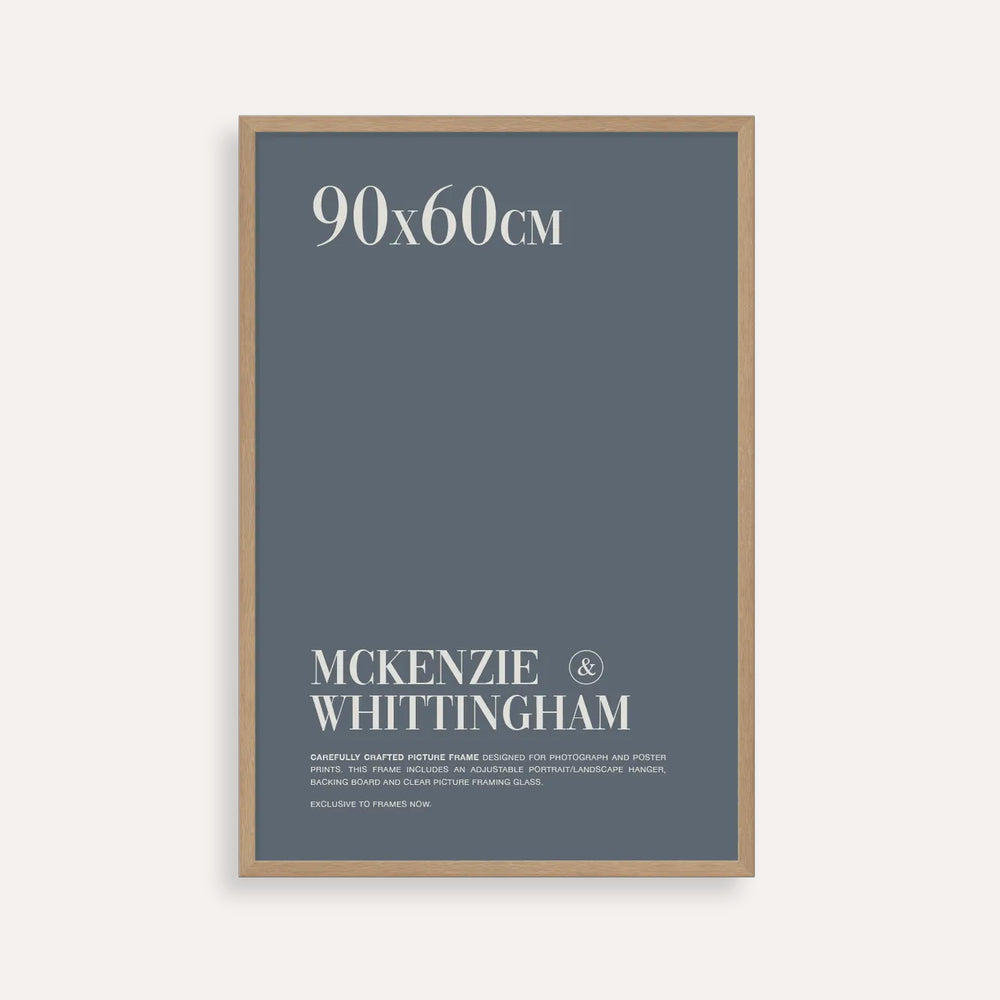 McKenzie & Whittingham Natural Picture Frame for 90 x 60cm Artwork