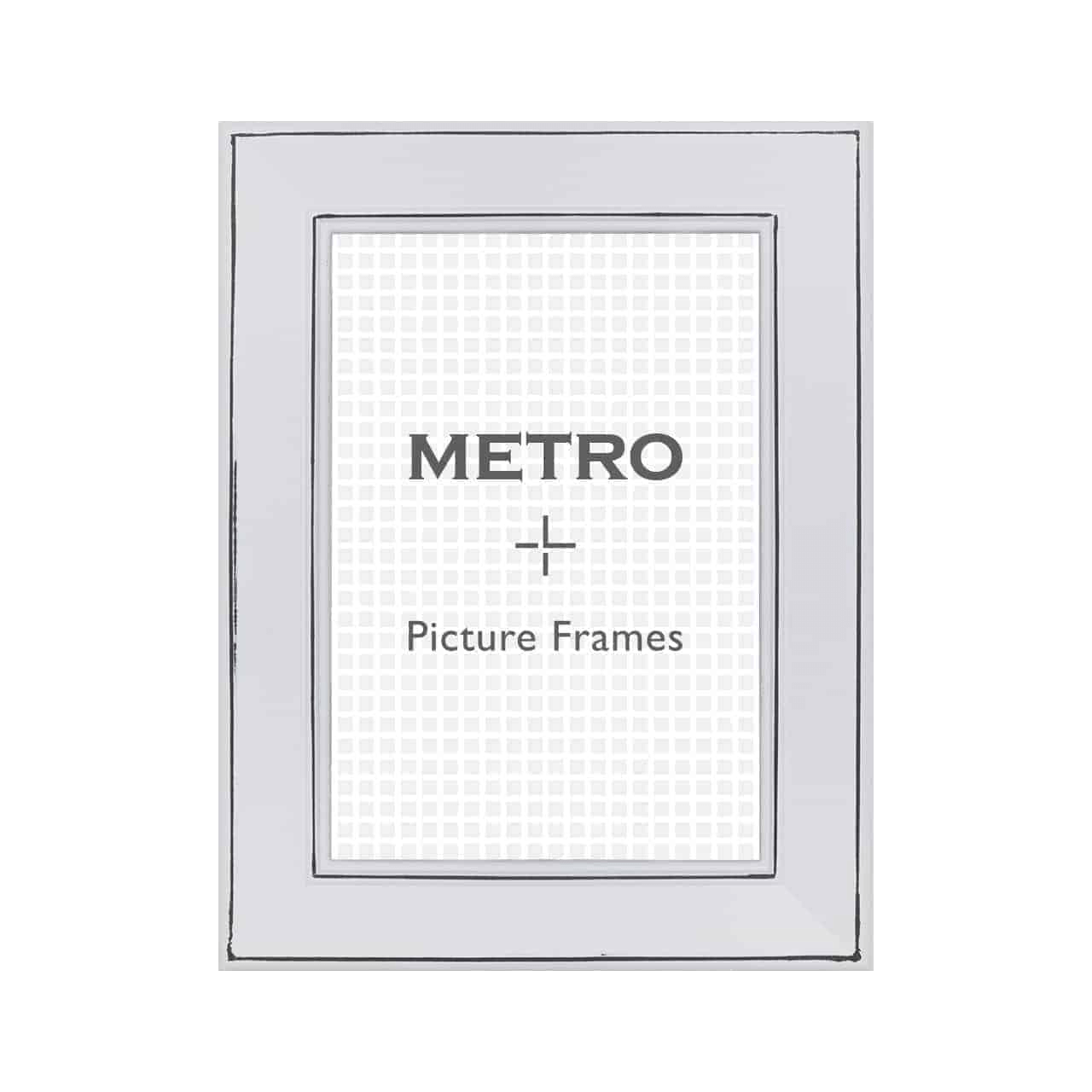 Metro White Picture Frame for 17.8 x 12.7cm Artwork