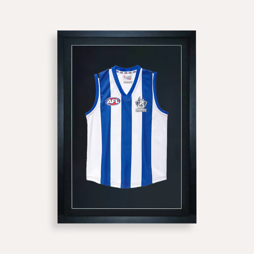 North Melbourne DIY Jersey Frame Kit | Frame Your AFL Jersey at Home