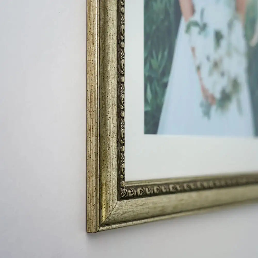 Premium Silver Ornate Square Picture Frame for 50.8 x 50.8cm Artwork