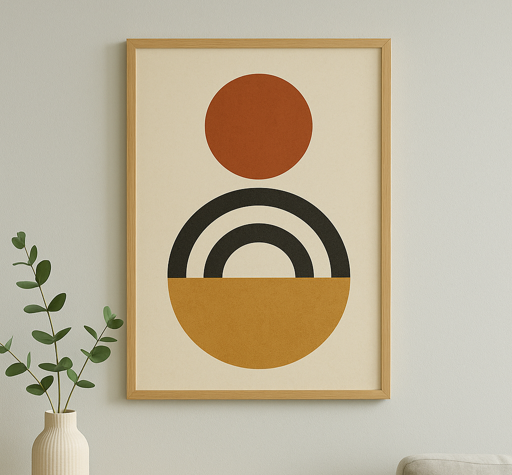  100x70cm Oak Photo Frame