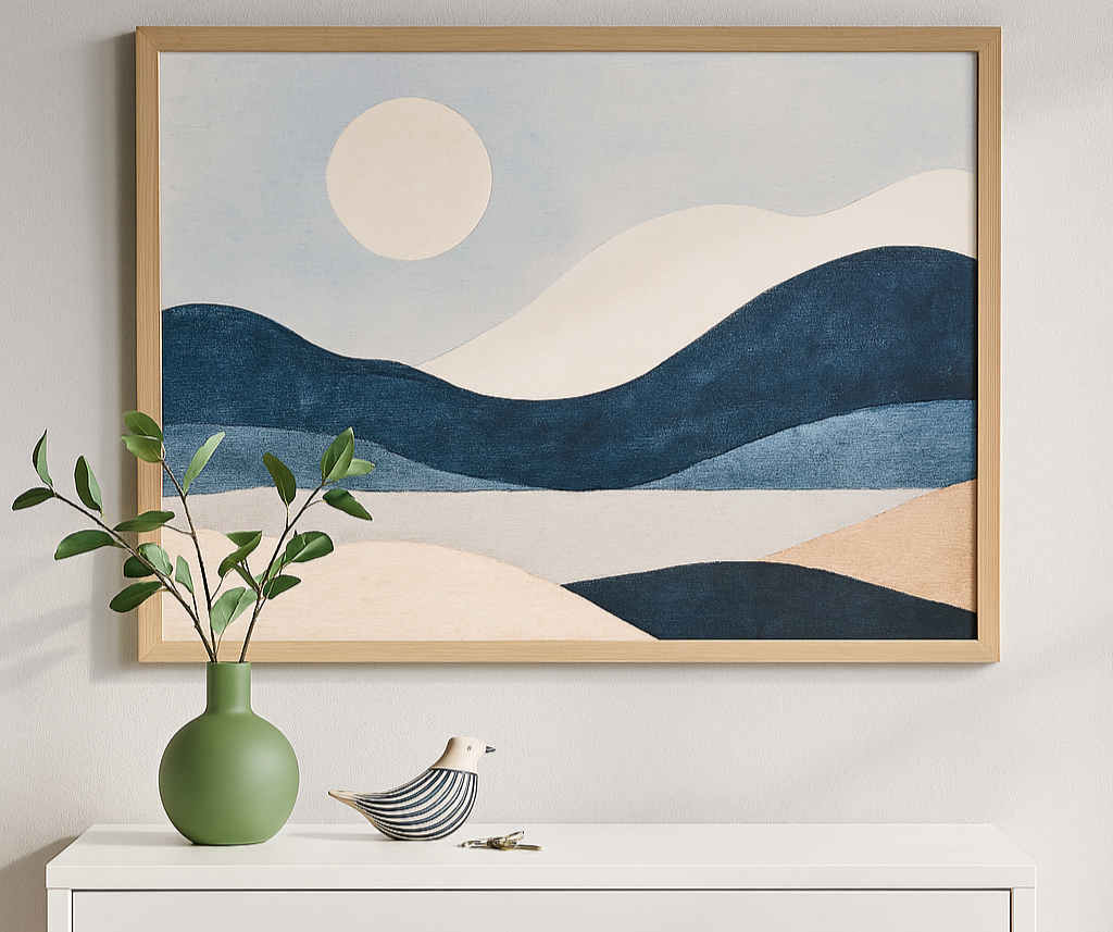  100x70cm Oak Picture Frame