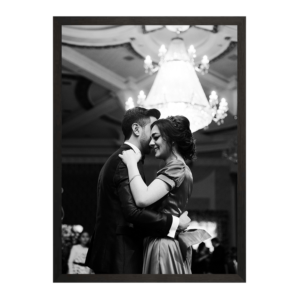 Premium Black A1 Picture Frame - Modern Timber Look for Art & Posters