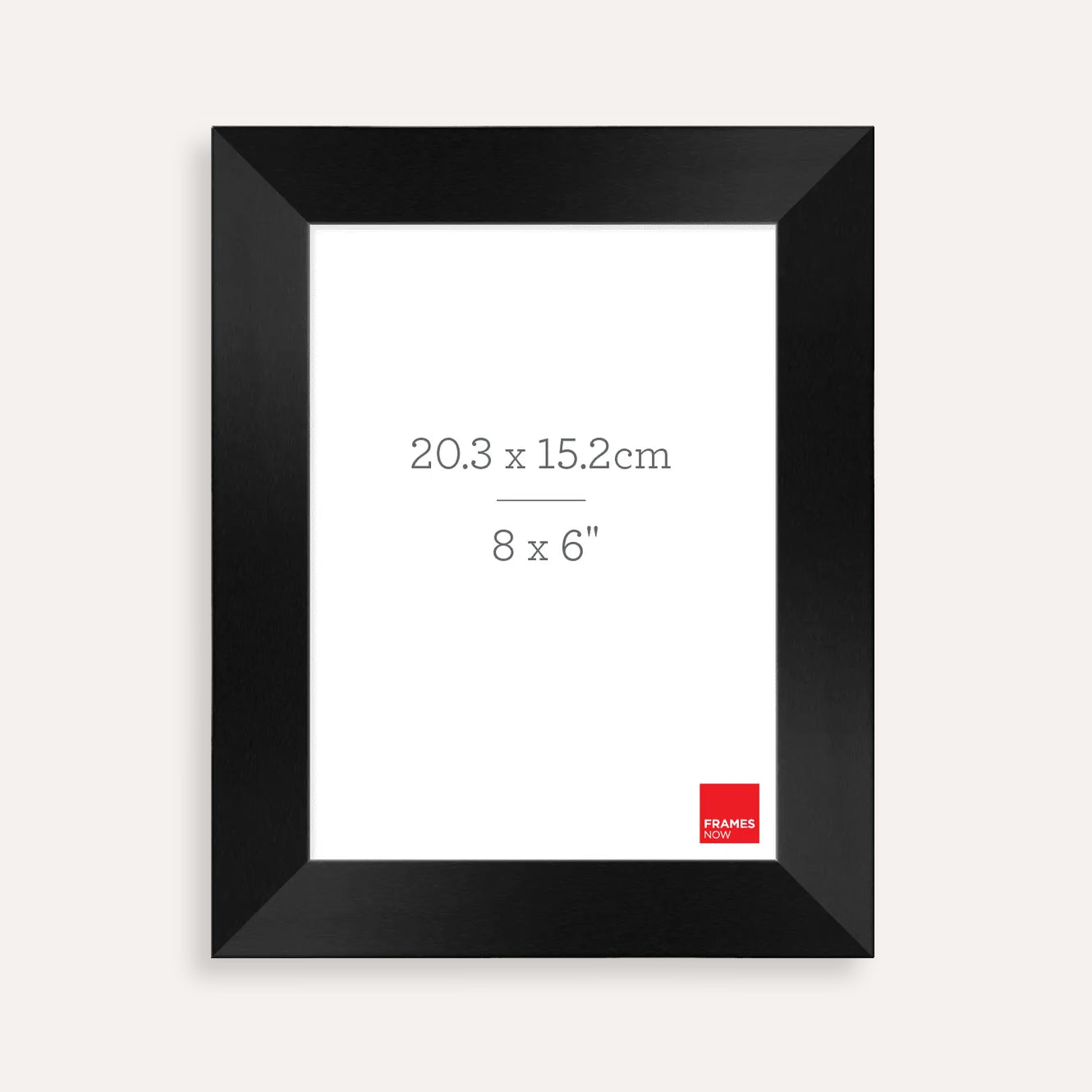 Premium Black Timber Finish Picture Frame for 20.3 x 15.2cm Artwork