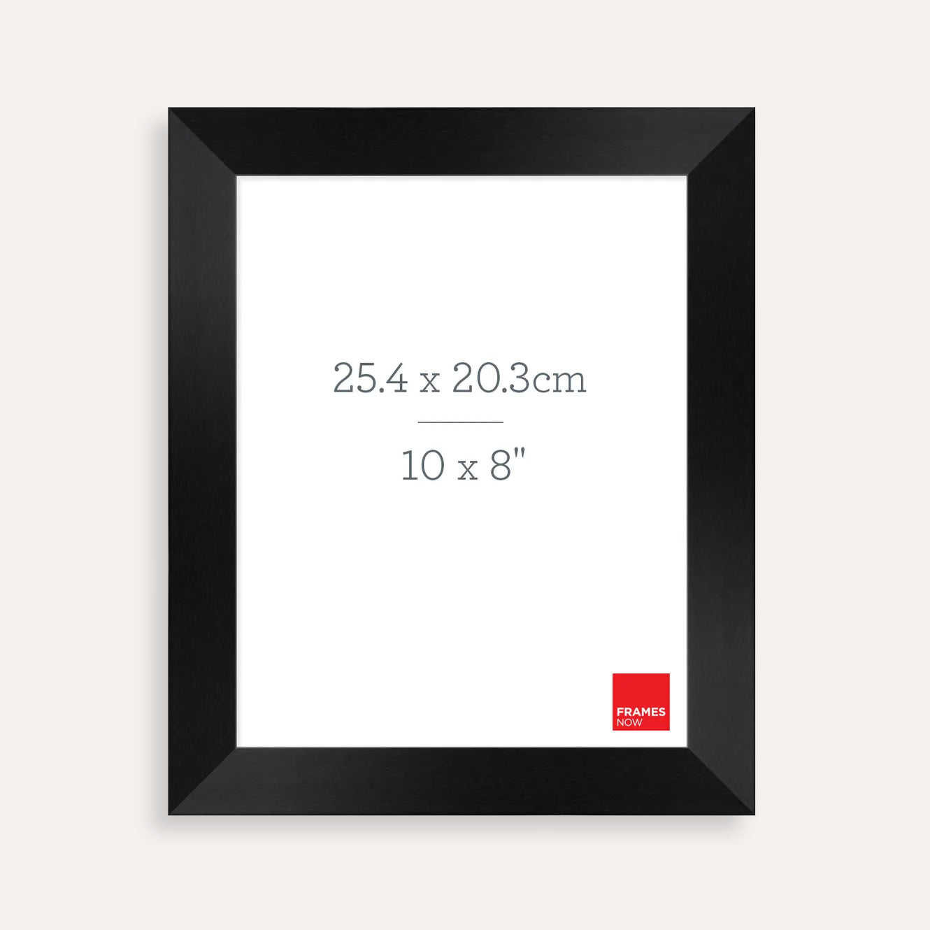Premium Black Timber Finish Picture Frame for 25.4 x 20.3cm Artwork