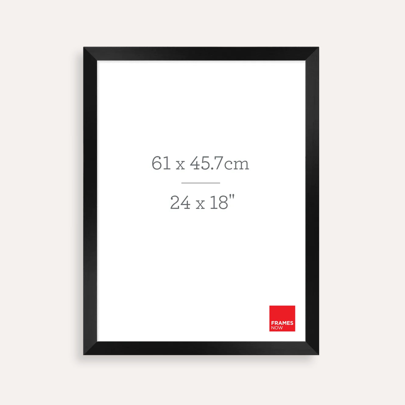Premium Black Timber Finish Picture Frame for 61 x 45.7cm Artwork