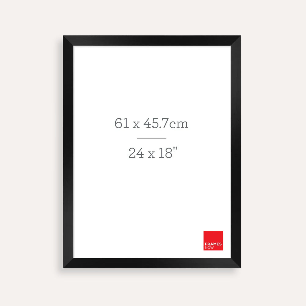 Premium Black Timber Finish Picture Frame for 61 x 45.7cm Artwork