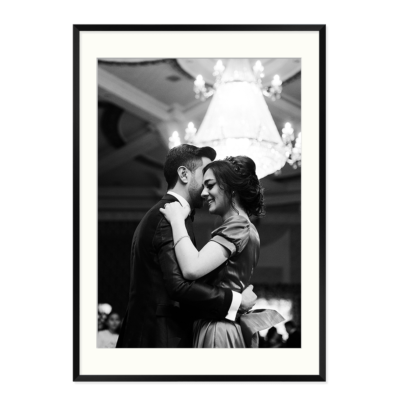 Premium Matte Black A1 Picture Frame with Matboard - Genuine Timber Frame for Art, Posters & Photos