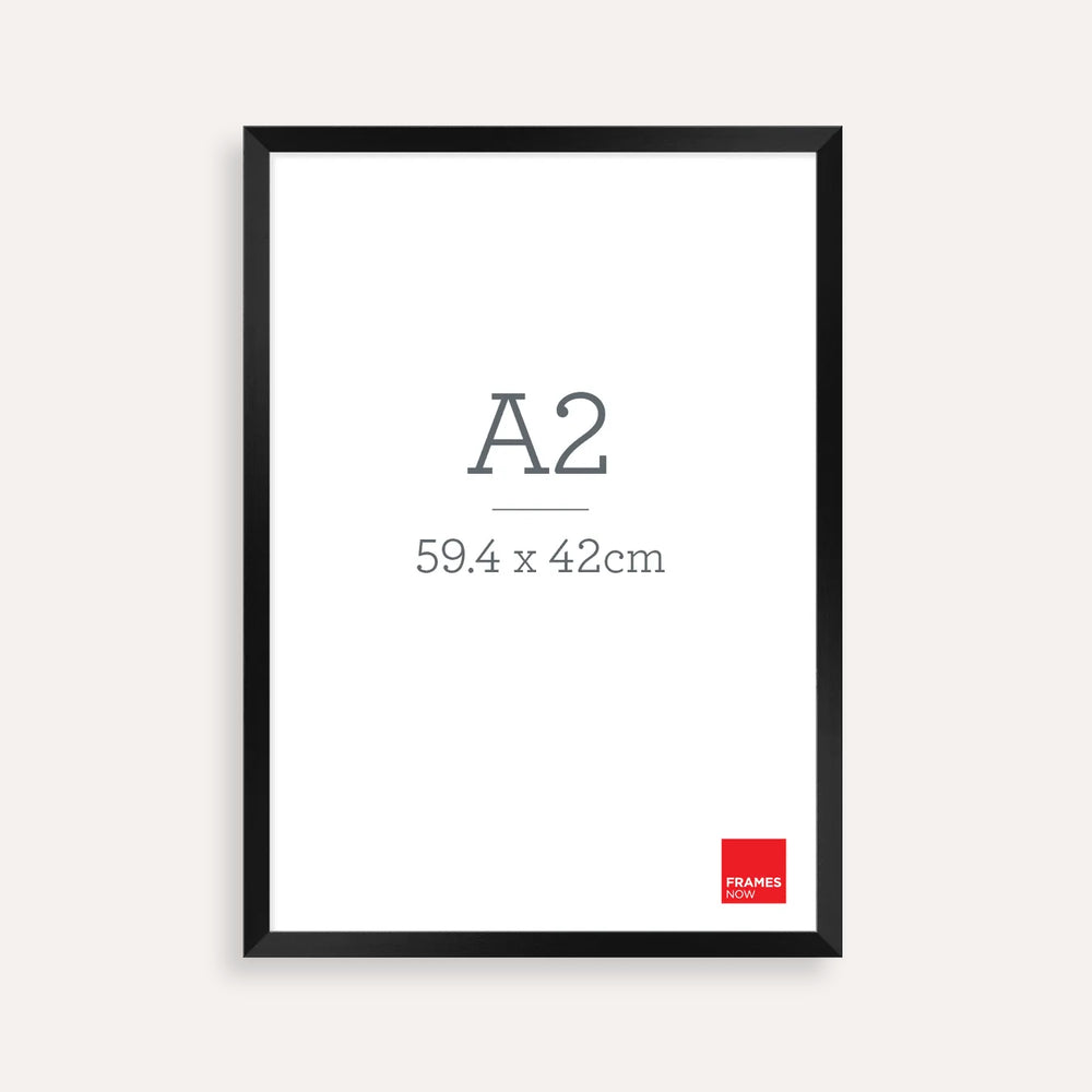 Premium Matte Black A2 Picture Frame - Premium Box Style for Artwork, Prints & Photographs
