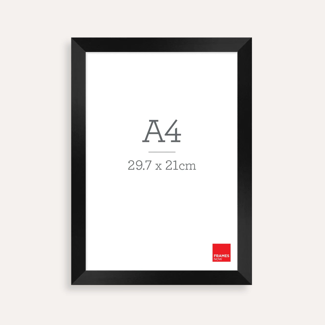 Premium Matte Black A4 Picture Frame – Box Style for Posters, Art & More
