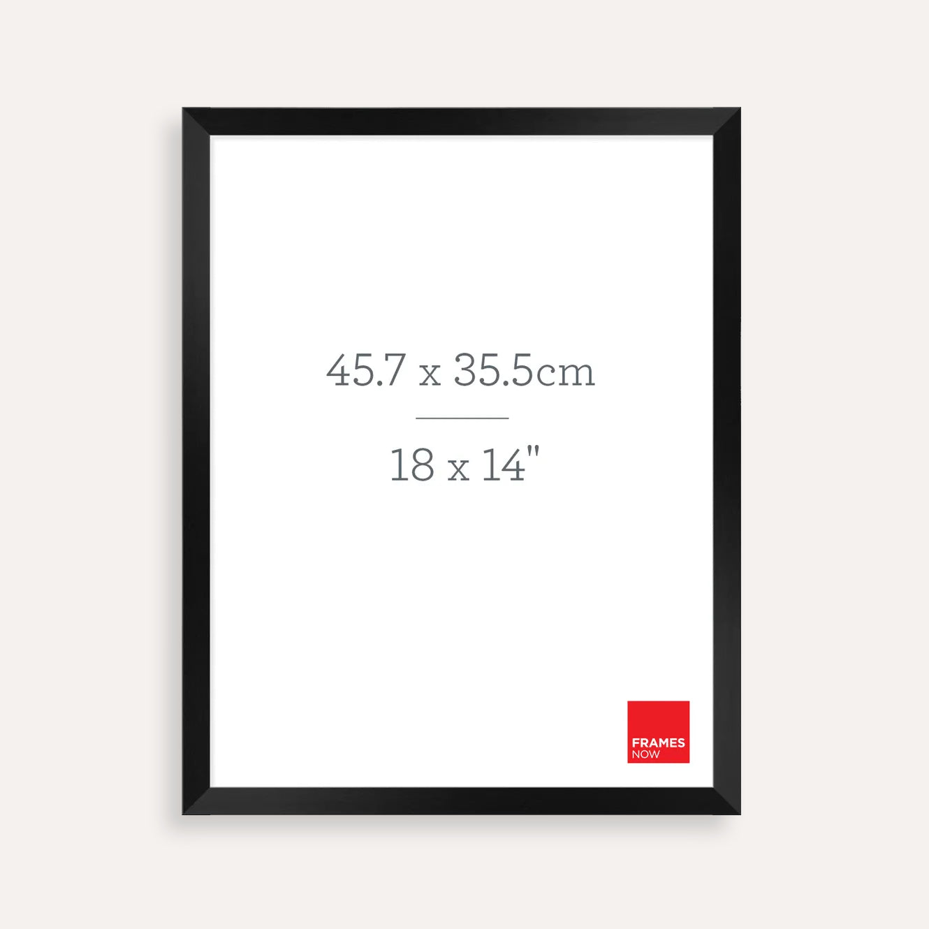 Premium Matte Black Box Picture Frame For 45.7 x 35.5 cm Artwork