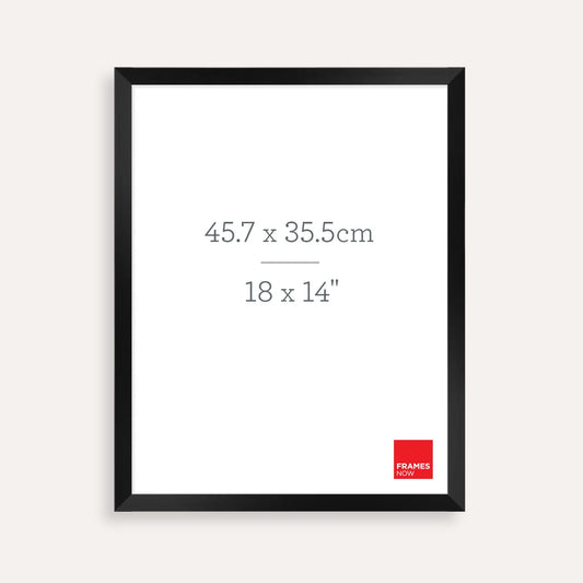 Premium Matte Black Box Picture Frame For 45.7 x 35.5 cm Artwork