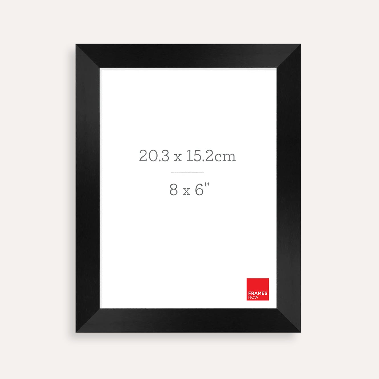 Premium Matte Black Box Picture Frame for 20.3 x 15.2cm Artwork